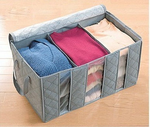 กล่องเก็บเสื้อผ้า แบบพับได้ สะดวกและช่วยประหยัดพื้นที่  รูปที่ 1
