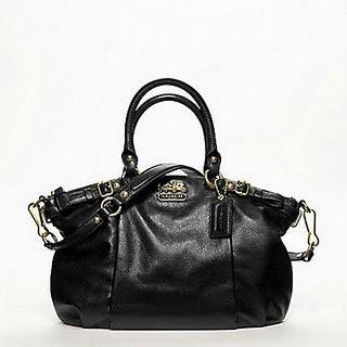 กระเป๋า Coach Madison Leather Sophia Handbag F18609 Black รูปที่ 1