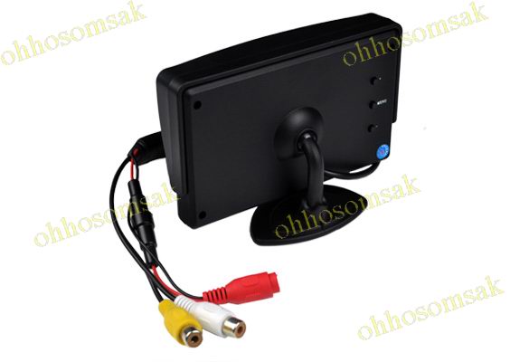 ขายจอติดรถยนต์ จอมอนิเตอร์(Monitor) 4.3 นิ้ว สำหรับดูวิดีโอ ดีวีดีและกล้องถอยหลัง ไม่ใหญ่ เหมาะกับรถที่พื้นที่ด้า รูปที่ 5