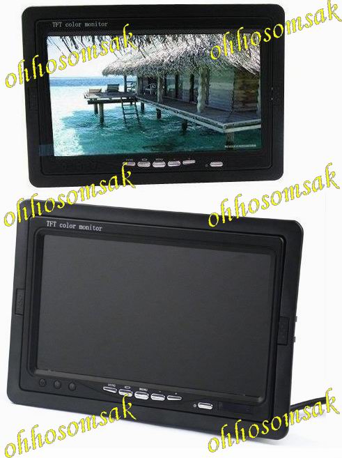 ขายจอติดรถยนต์ มอนิเตอร์(Monitor) 7 นิ้ว สำหรับดูวิดีโอ ดีวีดีและกล้องถอยหลัง จอขนาดใหญ่ 7 นิ้ว รูปที่ 6