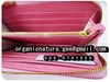 รูปย่อ กระเป๋าเงินใบยาว Prada รุ่นซิปรอบ สีชมพูตกแต่งเพชร สวยหรูงานเกรดมิเลอร์เกาหลี  รูปที่2