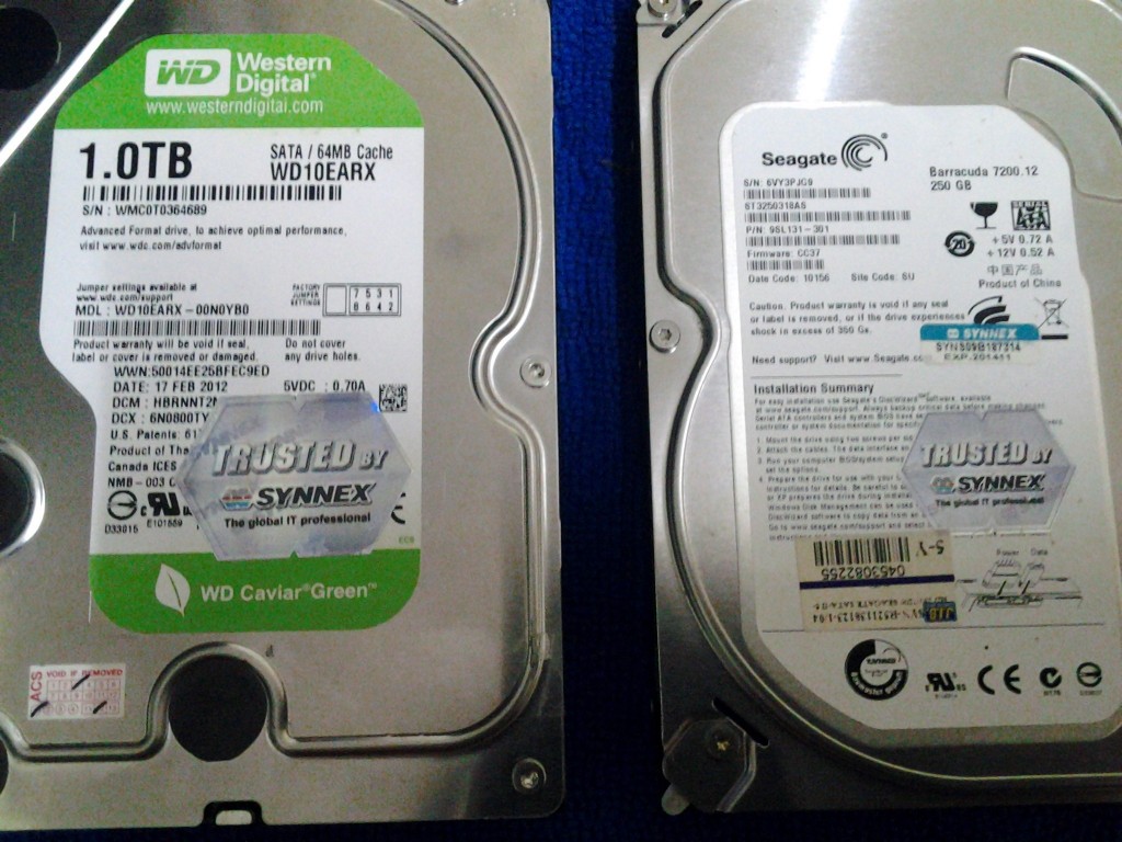 ขาย HardDisk  1 TB WESTERN SATA-III  และ 250GB SEAGATE SATA-II รูปที่ 3