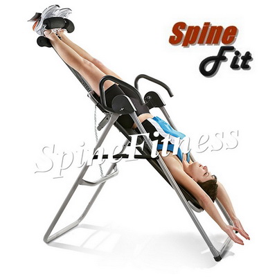 spine fitness เตียงยืดหลังw Hang up SpineFit ลดอาการปวดหลัง Inversion table หมอนรองกระดูกทับเส้นประสาท ใช้เพิ่มความสูงหรือเป็นเครื่องออกกำลังกายก็ได้ รูปที่ 1
