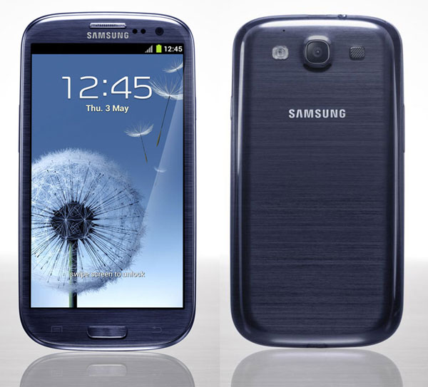 Samsung Galaxy S III/S3 GT-I9300 Factory Unlocked Phone - International Version (Pebble Blue) รูปที่ 1
