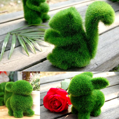 ตุ๊กตาหญ้าเทียม รูปสัตว์ น่ารักๆ รูปที่ 6