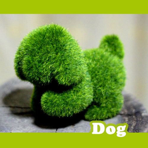 ตุ๊กตาหญ้าเทียม รูปสัตว์ น่ารักๆ รูปที่ 3