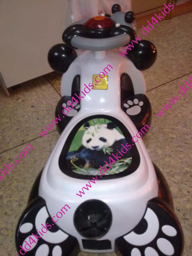 รถดุ๊กดิ๊ก ทรงแพนด้าน้อยน่ารัก มีไฟ+เสียงดนตรี รูปที่ 4