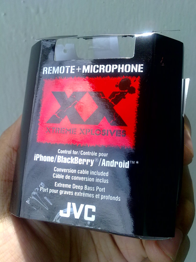 ขายหูฟัง+ไมค์ รุ่น JVC Xtreme Xplosives ha-fr201 รูปที่ 1