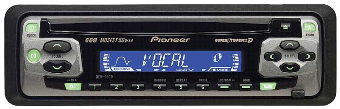 ขายเครื่องเล่น CD Pioneer รุ่น DEH-1550 1000 บาท รูปที่ 1