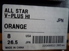 รูปย่อ รองเท้า CONVERSE ALL STAR V-PLUS HI -- ORANGE เบอร์ 8 (ไม่มีในไทย) รูปที่6