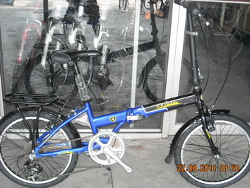 จักรยานพับอัลลอย 20 นิ้ว 6 สปีด COYOTE Aqua รุ่นใหม่ สเป็กน่าใช้มาก รูปที่ 1