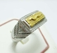 รูปย่อ แหวนทอง แกะลาย งานเก่า งานโบราณ นน.9.55 g รูปที่2