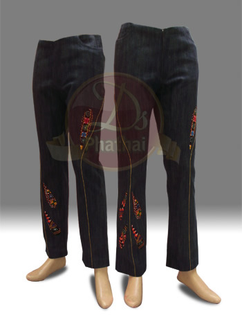 ออกแบบตัดเย็บกางเกงผ้าไทย ตัดเย็บเสื้อผ้าสตรีราคาถูก รูปที่ 6