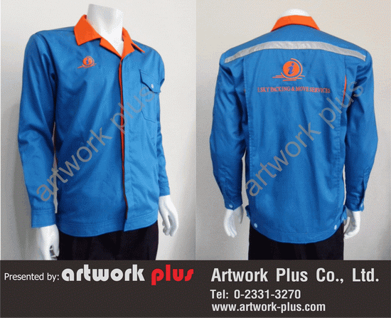 artwork-plus.com รับผลิตเสื้อช็อป เสื้อช่าง เสื้อพนักงานบริษัท เสื้อช็อปโรงงาน เสื้อช็อปแขนยาว เสื้อช่างยนต์ รูปที่ 4