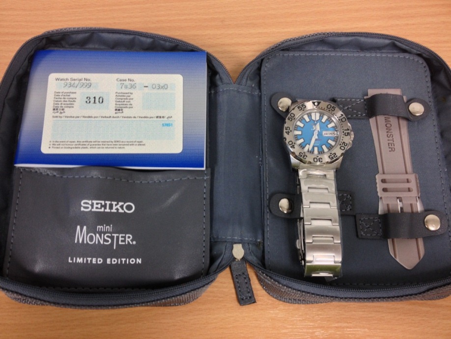 ขาย SEIKO Mini Monster Limited Edition แท้ 100% ใหม่เอี่ยม สวยมาก รูปที่ 1