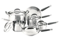 Save Price KitchenAid Gourmet Essentials Brushed Stainless Steel 10-Piece Cookware Set