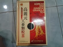 ชาโสมเกาหลี KOREAN ONE GINSENG GRANULE TEA รูปที่ 1