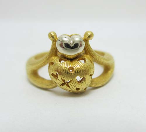 แหวนทอง Gold master 24K ลายหัวใจ น่ารัก นน.6.27 g  รูปที่ 1