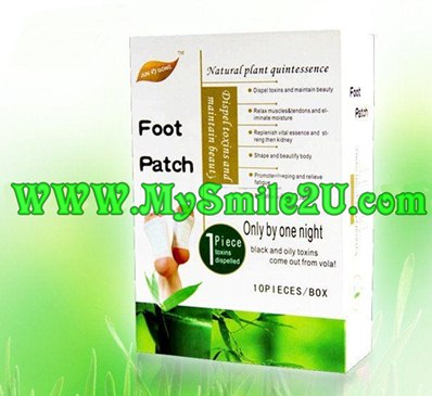 Foot Patch แผ่นแปะแผ่นดูดสารพิษจากเท้า ช่วยกระตุ้นการหมุนเวียนของโลหิต รูปที่ 1