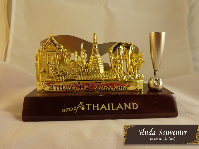 ขายของขวัญน่ารักๆ ที่เสียบปากกา ที่ใส่นามบัตร Amazing Thailand สีทอง รูปที่ 1