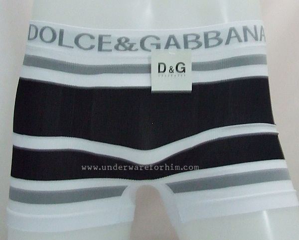 กางเกงในชาย Dolce & Gabbana Boxer Brief : ลายขาวสลับดำ รูปที่ 1