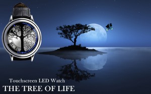 นาฬิกาข้อมือแฟชั่น LED หน้าจอสัมผัส TREE OF LIFE รูปที่ 1