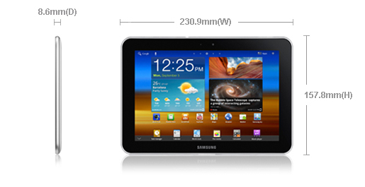 ขาย Samsung Gallaxy Tab 8.9(3G/wifi) ของใหม่ 10,000 สถาพ 99% แถม ... รูปที่ 1