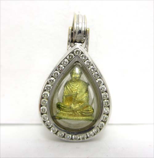 พระสมเด็จ พระพุฒจารย์ โตพรหมรังสี ล้อมเพชร นน.3.28 g  รูปที่ 3