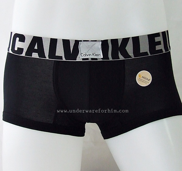 กางเกงในชาย Calvin Klein Boxer Briefs : X สีดำ ขอบสีดำเงิน รูปที่ 1