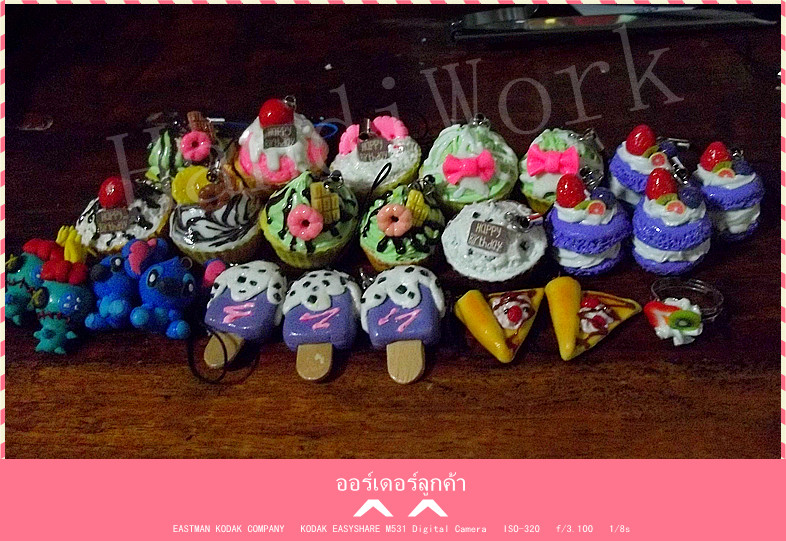 ขายสินค้าพวงกุญแจ ดินปั้นน่ารักๆ สั่งทำได้จ้า! รูปที่ 4