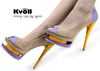 รูปย่อ รองเท้าแฟชั่น iclassii ร้านรองเท้า แฟชั่นออนไลน์ รองเท้าส้นสูง kvoll รุ่น Colorful มาใหม่ ส่งฟรี รูปที่1