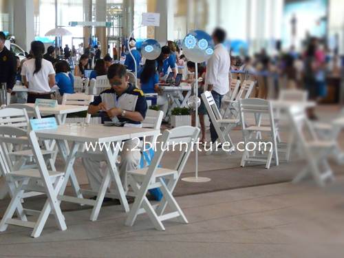 ให้เช่าโต๊ะเก้าอี้จัดงาน เก้าอี้แถลงข่าว เช่าเก้าอี้จัดงานต่างๆ จากไม้เนื้อแข็ง ขาวสะอาด รูปที่ 3