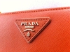 รูปย่อ กระเป่าสตางค์ Prada saffiano wallet orange รูปที่2