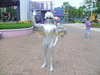รูปย่อ ละครใบ้คนหน้าขาว หุ่นนิ่ง มายากล มนุษย์หุ่นยนต์ (ROBOT) ตัวตลกหน้าขาว รูปที่3