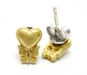 รูปย่อ ต่างหูทอง24 k Prima gold ลาย หัวใจ ผีเสื้อ นน.2.65 g รูปที่2