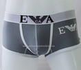 กางเกงในชาย Emporio Amani Boxer Briefs : สีดำ แถบขอบสีขาว โลโก้ EA