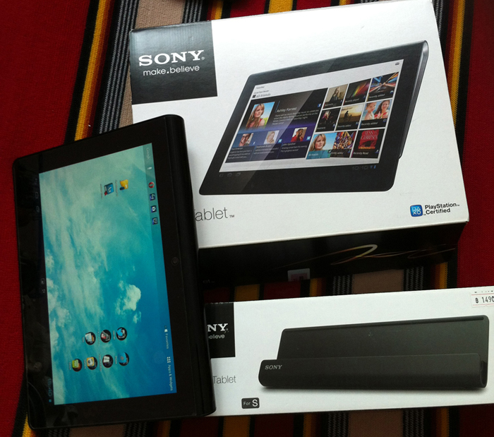 ขาย sony tablet s 16gb wifi 7500 อุปกรณ์ครบ จัดเต็ม รูปที่ 1