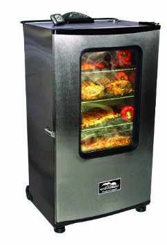 Cheap Price Buy Masterbuilt 20070311 40-Inch Electric Smokehouse with Window and RF Controller รูปที่ 1