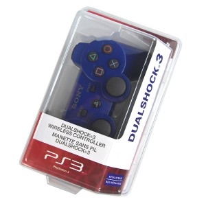 ขาย จอย PS3 จอยคอนโทรลเลอร์ สีฟ้า รูปที่ 1