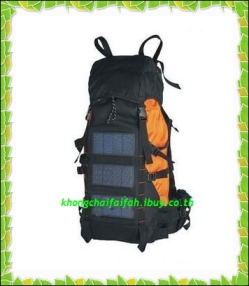 Backpack ชาร์จไฟแสงอาทิตย์ นำเข้าจากต่างประเทศ สำหรับเดินป่าปีนเขา ทะเล รูปที่ 2