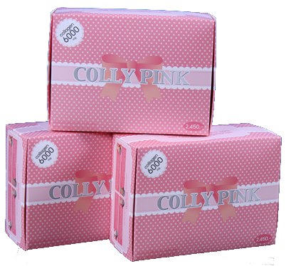 Colly Pink มี Collagen 6000mg 1 กล่องมี 30ซอง ส่งฟรี EMS รูปที่ 1