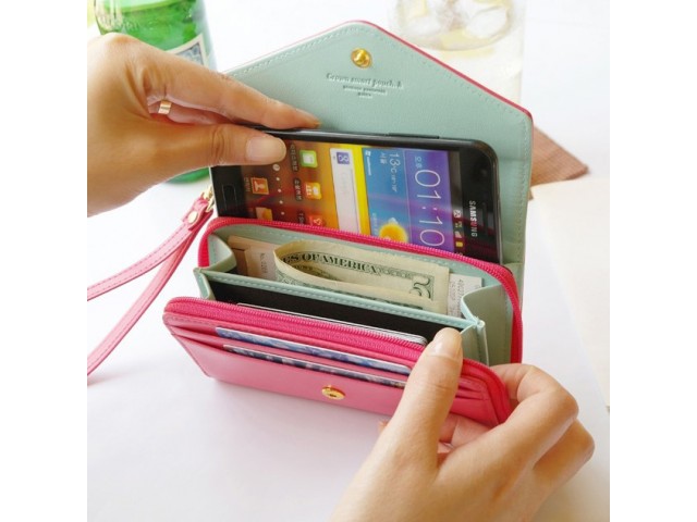 Crown Smart Pouch.K รุ่นมงกุดซิปรอบใบใหญ่...ใส่ s2/s3 ได้จ้า 450 ราคาพร้อมส่งเลย ...เฉพาะเว็บนี้เท่านั้นนะค่ะ !!! รูปที่ 1