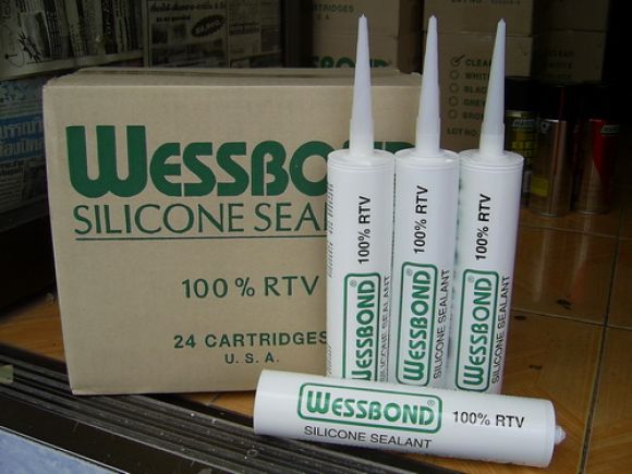 ยาแนวซิลิโคนเนื้อ 100% ไม่เจือจาง แห้งเร็ว WESSBOND SILICONE SEALANTS RTV 100% รูปที่ 1