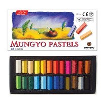 สีชอล์ค Mungyo 24 สี ราคากล่องละ 150 Mungyo Pastels ชอล์ค รูปที่ 1