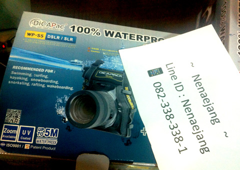 เคสกันน้ำสำหรับกล้อง DSLR ยี่ห้อ DiCAPac รุ่น WP-S10 รูปที่ 6