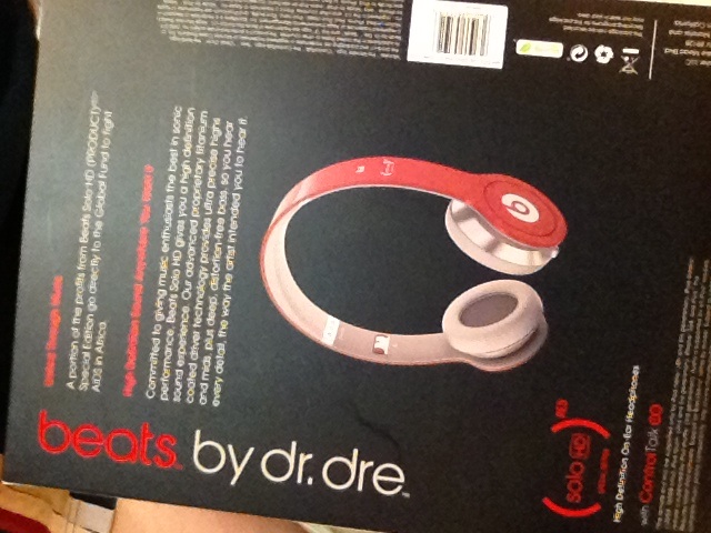 ขายหูฟัง Monster solo hd beats by dr. Dre สภาพใหม่มาก รูปที่ 1