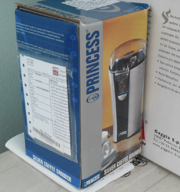 ขายเครื่องชงกาแฟสด Gaggia Evolution พร้อมเครื่องบด princess ให้ฟรีอีก 1 เครื่อง ของใหม่ยังไม่แกะกล่อง รูปที่ 3