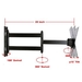 รูปย่อ VideoSecu LCD LED TV Wall Mount Full Motion with Swivel Articulating Arm for 23-37 in รูปที่4