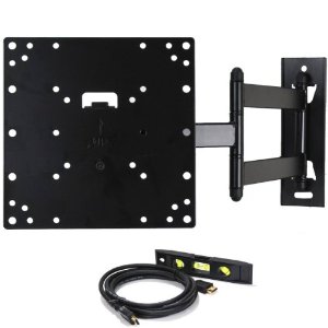 VideoSecu LCD LED TV Wall Mount Full Motion with Swivel Articulating Arm for 23-37 in รูปที่ 1