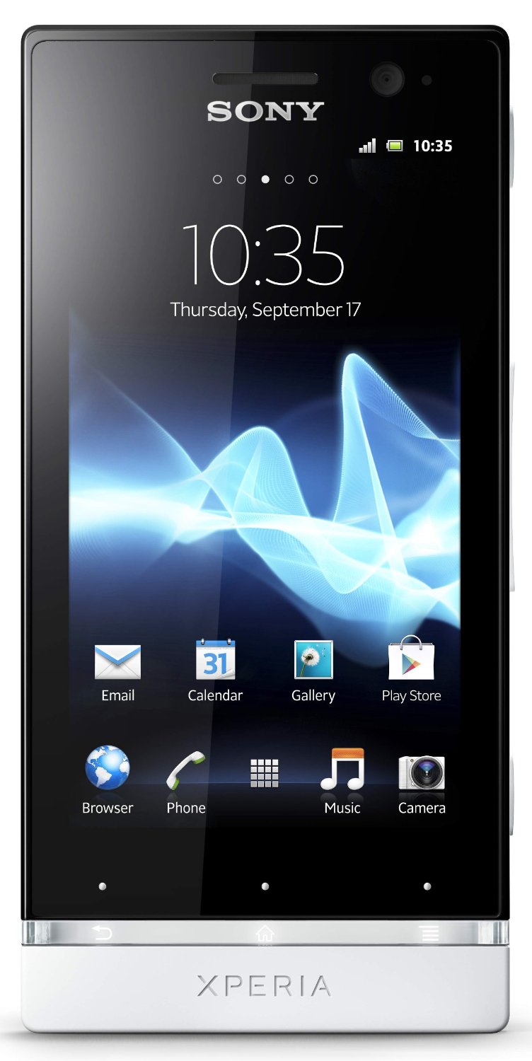 Great Sony Xperia U ST25A-BW Unlocked Phone with Android 2.3 OS and 3.5-Inch Touchscreen--U.S. Warranty รูปที่ 1